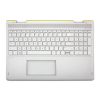HP Envy X360 15-BP100, 15T-BP100, 15M-BP100 sorozathoz gyári új belga ezüst háttér-világításos billentyűzet modul (L22412-A41)