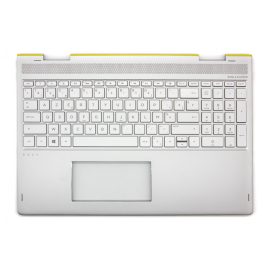 HP Envy X360 15-BP ezüst flamand Laptop billentyűzet