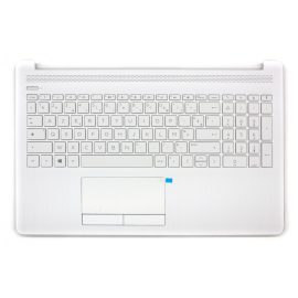 HP 15 15T-DB100 fehér francia Laptop billentyűzet