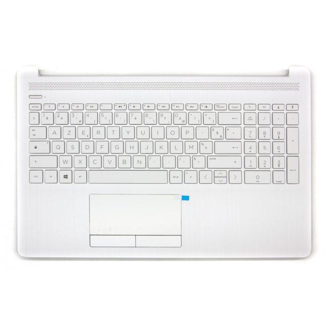 HP 15 15-da03 fehér francia Laptop billentyűzet