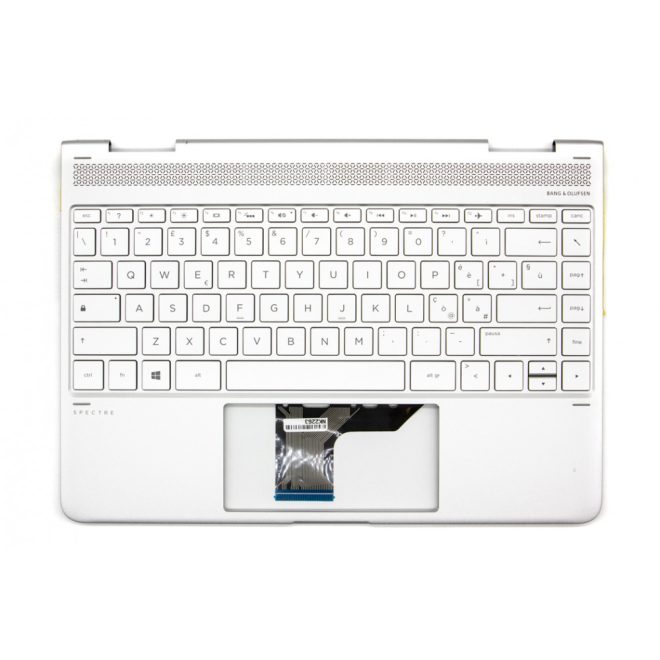 HP Spectre X360 ezüst olasz Laptop billentyűzet