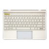 HP Envy 13-ad0, 13-ad1 gyári új ezüst-arany belga háttér-világításos billentyűzet modul (928503-A41)