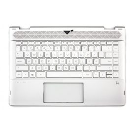  HP Pavilion X360 14T-CD000 ezüst portugál Laptop billentyűzet
