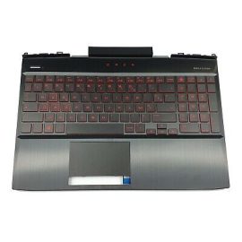 HP Omen 15T-DC000 fekete-piros spanyol Laptop billentyűzet