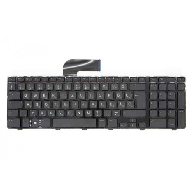 Dell Vostro 3750 fekete magyarított Laptop billentyűzet