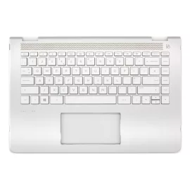 HP Pavilion X360 14-BA0 ezüst US angol Laptop billentyűzet