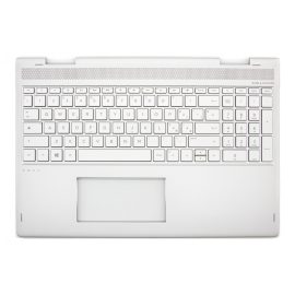 HP Envy X360 15-BP ezüst olasz Laptop billentyűzet