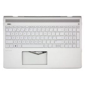   HP Pavilion 15-CK0 ezüst-fehér norvég Laptop billentyűzet