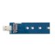 M.2 SSD-hez USB külső keret (támogatott SSD méret: 2230, 2240, 2260, 2280)