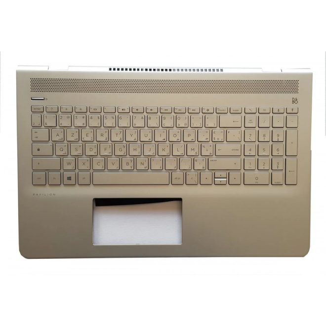 HP Pavilion 15T-CC500 ezüst cseh/szlovák Laptop billentyűzet