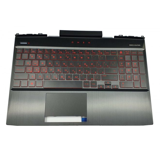 HP Omen 15T-DC100 fekete-piros orosz Laptop billentyűzet