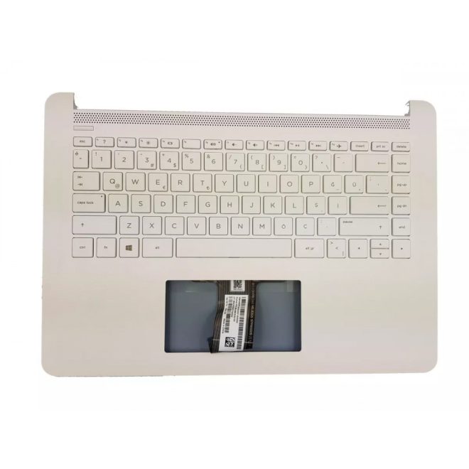 HP 14 14-BP1 fehér portugál Laptop billentyűzet