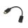 Display Port (Apa - Male) to  HDMI (Anya - Female) átalakító kábel