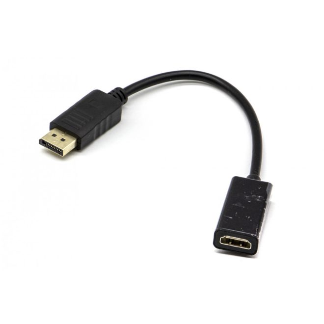 Display Port (Apa - Male) to  HDMI (Anya - Female) átalakító kábel