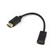 Display Port (Apa - Male) to  HDMI (Anya - Female) átalakító kábel
