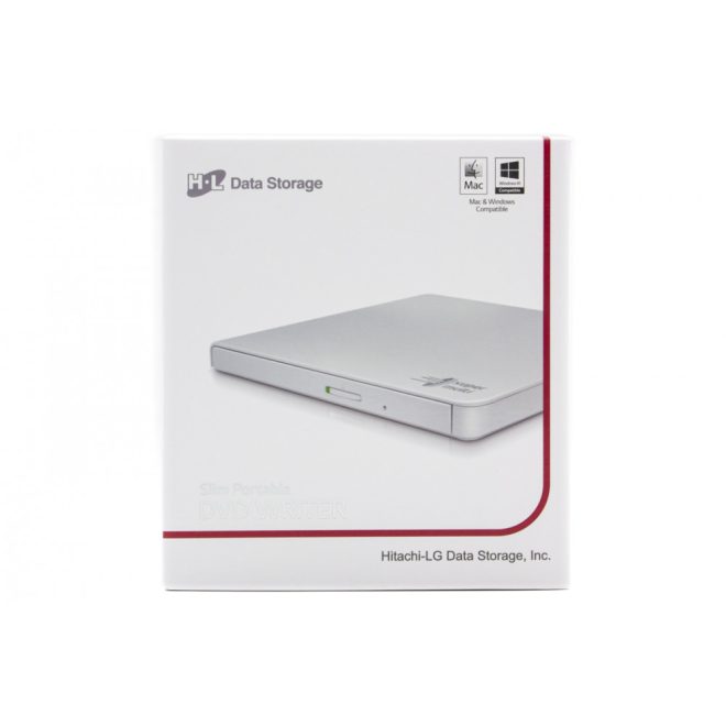 LG fehér SLIM USB külső DVD Író (GP57EW40)