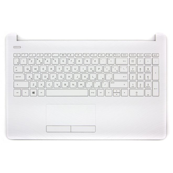 HP 15 15-BR0 fehér orosz Laptop billentyűzet