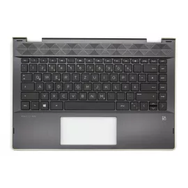   HP Pavilion X360 14-CD100 fekete-arany német  Laptop billentyűzet