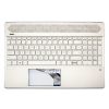 HP Pavilion 15-CS0, 15-CS1, 15T-CS0, 15T-CS1 sorozathoz gyári új rózsaarany háttér-világításos belga billentyűzet modul (L24754-A41)