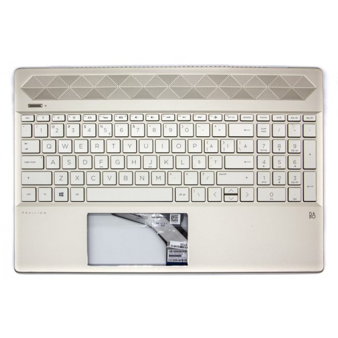 HP Pavilion 15-CS0, 15-CS1, 15T-CS0, 15T-CS1 sorozathoz gyári új rózsaarany háttér-világításos román billentyűzet modul (L24754-271)