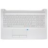HP 15 15-db01 fehér görög Laptop billentyűzet