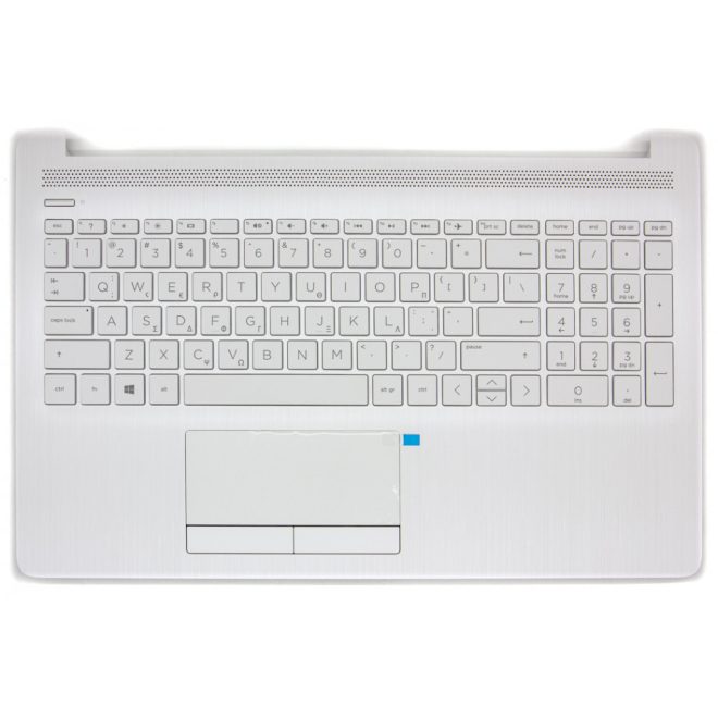 HP 15 15-db01 fehér görög Laptop billentyűzet