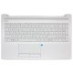 HP 15 15Z-DB100 fehér görög Laptop billentyűzet