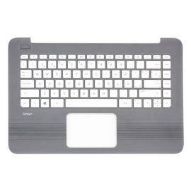   HP Stream 14-AX0, 14-CB0, 14-CB1 sorozathoz gyári új szürke-fehér spanyol billentyűzet modul (933583-071)