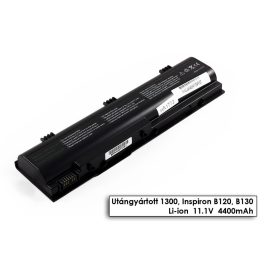   Dell Inspiron B130 Laptop akkumulátor, új, gyárival megegyező minőségű helyettesítő, 6 cellás (4400mAh)