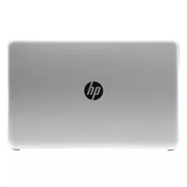   HP 15-AY0, 15-AY1, 15-BA0, 15-BA1 sorozathoz gyári új B kategóriás (zsanérfedél nélküli), szürke vonalmintás kijelző hátlap (854987-001)