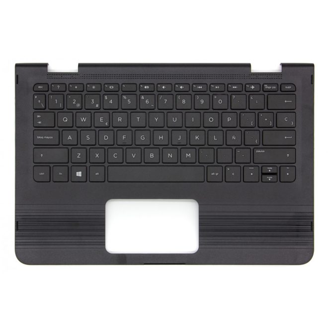 HP Stream x360 11-aa0 fekete spanyol Laptop billentyűzet