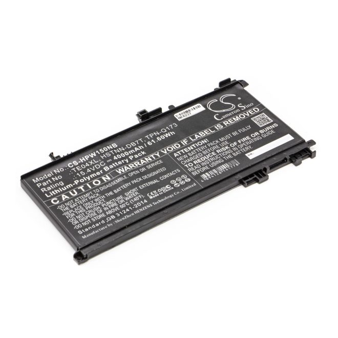 HP Omen 15-AX204NA Laptop akkumulátor, új, gyárival megegyező minőségű helyettesítő, 8 cellás (4000mAh)