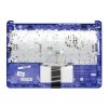 HP 14 14-BP1 fekete-kék francia Laptop billentyűzet
