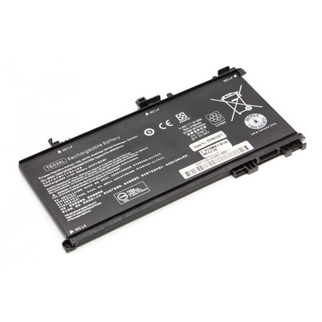 HP Pavilion 15-cx Laptop Akkumulátor, új, gyárival megegyező minőségű helyettesítő, 8 cellás (5100mAh)