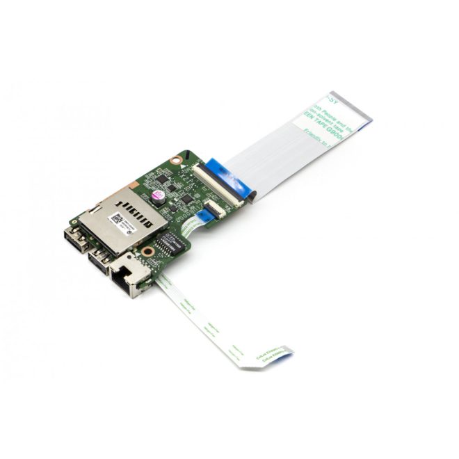HP Pavilion 15-AB0, 17-G0 sorozathoz gyári új USB / LAN / Kártyaolvasó panel kábellel (DAX21ATB6D0)