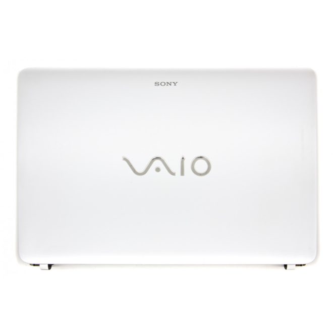 Sony Vaio SVF152, SVF153 használt fehér LCD hátlap érintőkijelző nélküli modellekhez zsanérral és LCD kábellel (3FHK9LHN040)