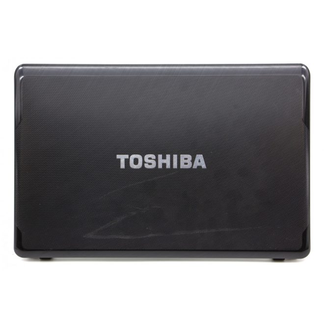 Toshiba Satellite A660, A665 használt LCD hátlap zsanérral (K000104480, AP0CX000810)