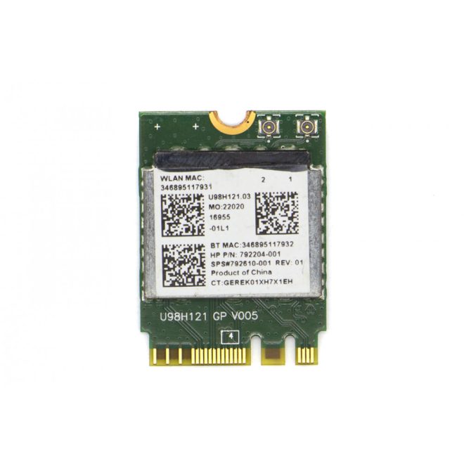 RTL8723BE gyári új Mini PCI-e (half) WiFi (802.11bgn) és Bluetooth 4.0 kártya, HP (753077-001, 792610-001)