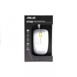   Asus UT300 vezetékes fehér-sárga egér behúzható kábellel (90XB0460-BMU030)