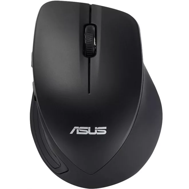Asus WT465 vezeték nélküli optikai egér – fekete színben, állítható 1000/1600 DPI érzékenységgel, ergonomikus kialakítással és megbízható vezeték nélküli kapcsolattal laptophoz és PC-hez