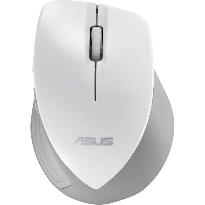Asus WT465 vezeték nélküli fehér-szürke 1000/1600 DPI optikai egér (90XB0090-BMU050)
