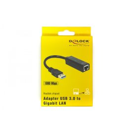   Delock USB 3.0 (apa) - Gigabit RJ45 (anya) LAN adapter, átalakító (62616)