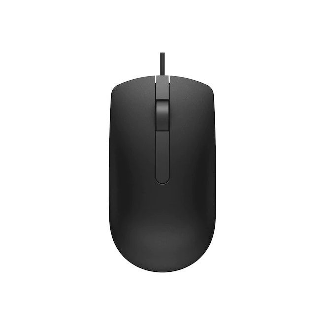 Dell USB Vezetékes Optikai Egér Kétkezes Fekete (MS116)