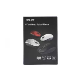   Asus UT280 ezüst 1000 DPI optikai vezetékes egér (90XB01EN-BMU060)
