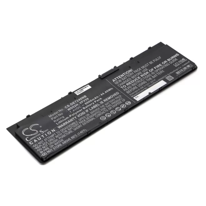 Dell Latitude E7240 Laptop akkumulátor, új, gyárival megegyező minőségű helyettesítő, 4 cellás (6000mAh)