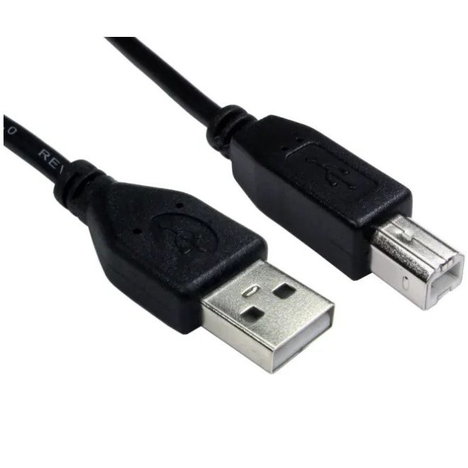 USB-A 2.0 (Apa-Male) to USB-B (Apa-Male) 1,8m összekötő kábel