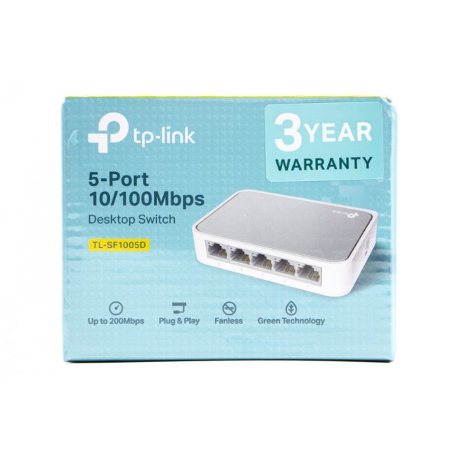 TP-Link 5 portos 10/100Mbps Fast Ethernet Switch, TL-SF1005D
