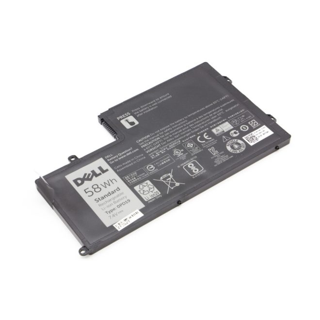Dell Inspiron 5547 Laptop akkumulátor, gyári új, 4 cellás (7410mAh)