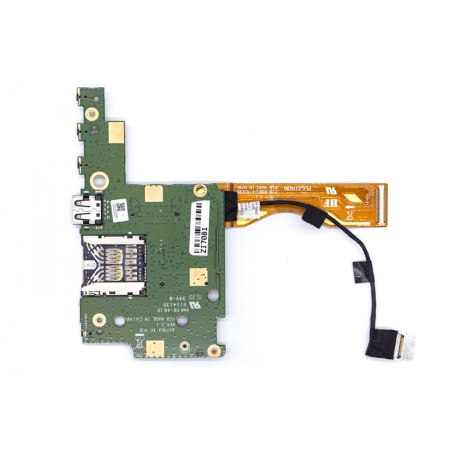 Toshiba Satellite P25W-C használt USB / kártyaolvasó / bekapcsoló panel kábellel (69N0DVD10A01P, H000095320)