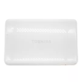   Toshiba L850, L855, C850, C855 használt LCD hátlap zsanérral (H000038650, 13N0-ZWA1301)